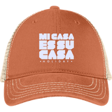 Classic Mi Casa Holiday District Mesh Back Cap White Embroidery