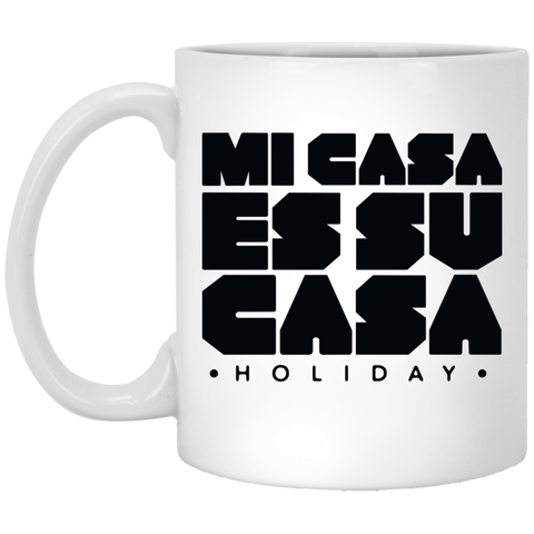 Classic Mi Casa Holiday  11 oz. White Mug